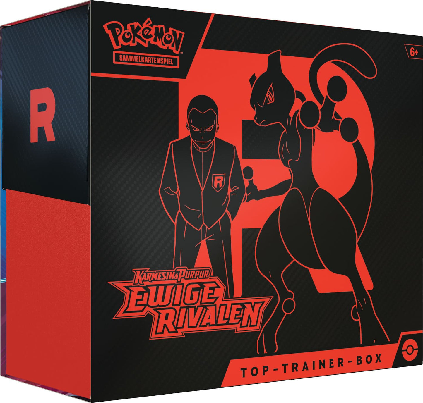Pokémon Karmesin & Purpur – Ewige Rivalen Top Trainer Box (Deutsch) mit exklusiven Promo-Karten, Boosterpacks und Spielzubehör für Fans und Sammler