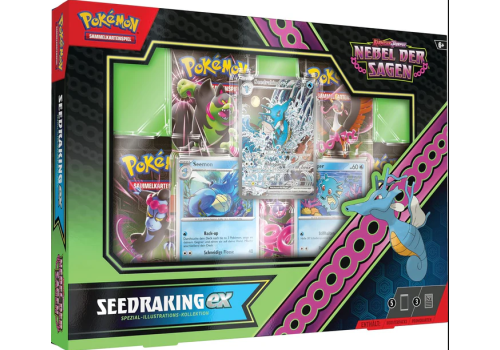 Pokémon Karmesin & Purpur – Nebel der Sagen Spezial-Illustrations-Kollektion Seedraking-ex (Deutsch) mit exklusiven Spezialillustrationskarten für Sammler