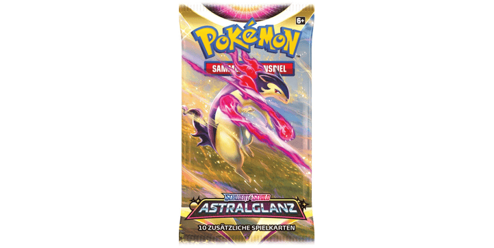 Pokémon Schwert & Schild – Astralglanz Boosterpack (Deutsch) mit zufälligen Sammelkarten aus der Astralglanz-Erweiterung