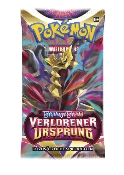 Pokémon Schwert & Schild – Verlorener Ursprung Booster Pack (Deutsch) mit zufälligen Sammelkarten aus der beliebten Erweiterung