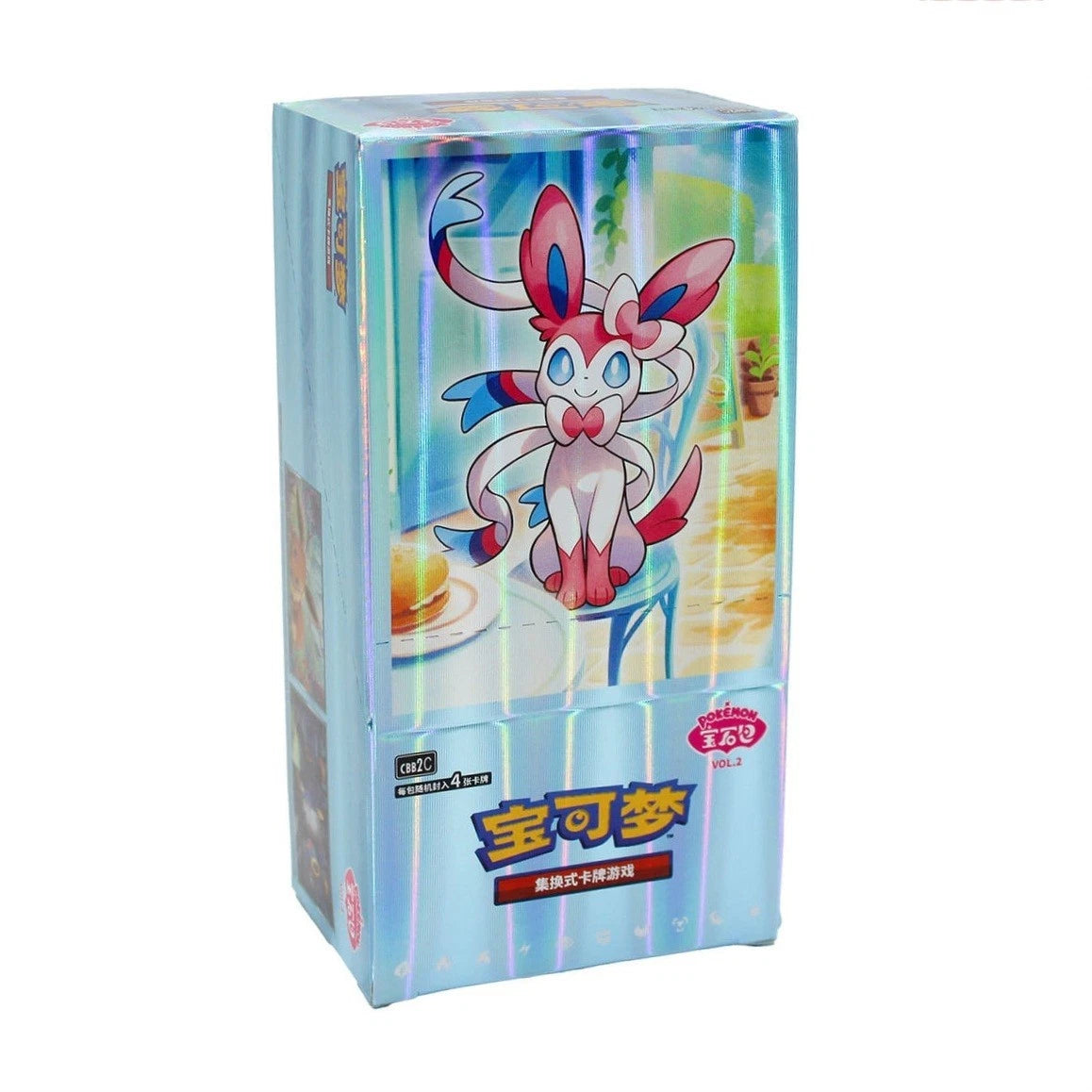 Pokémon TCG Chinesisch – Gem Pack Vol. 2 Display mit mehreren Boosterpacks – ideal für Sammler und Spieler