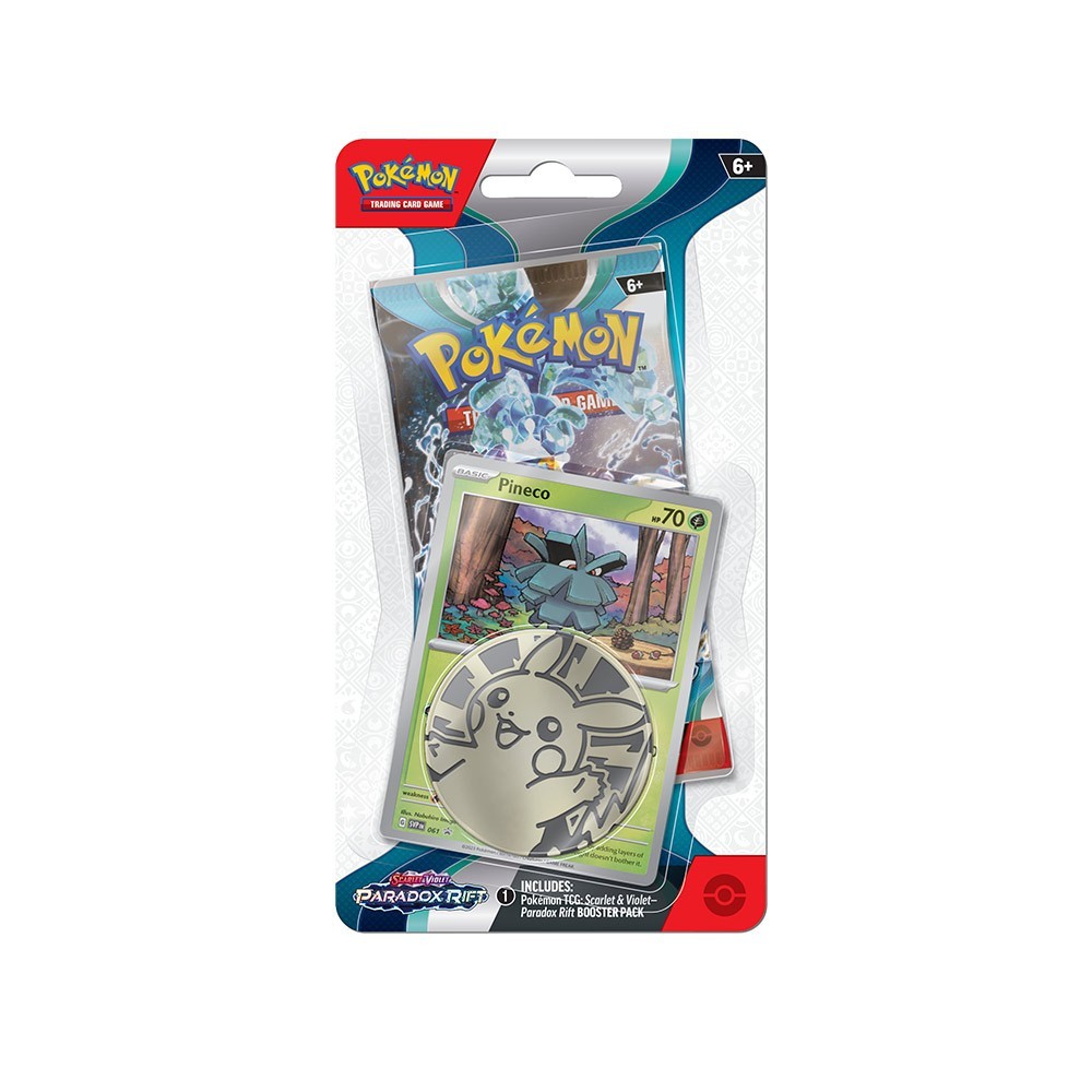 Pokémon TCG Paradox Rift (SV04) Checklane Blister (Englisch) mit Boosterpack und exklusiver Promo-Karte – ideal für Sammler und Spieler