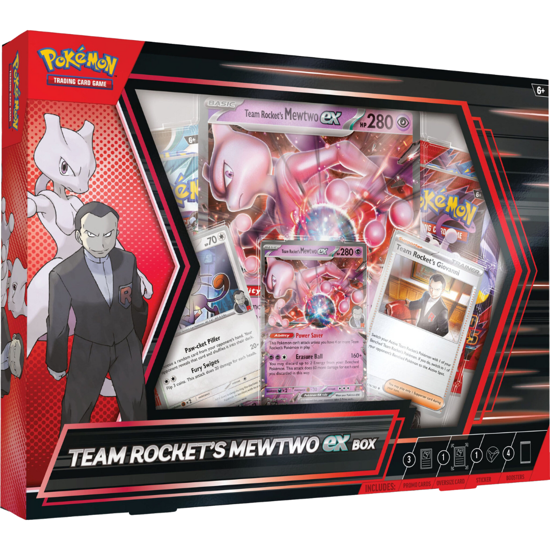 Pokémon Team Rockets Mewtu-ex Kollektion (Deutsch) mit exklusiven Mewtu-ex Promo-Karten, Boosterpacks und Sammlerzubehör