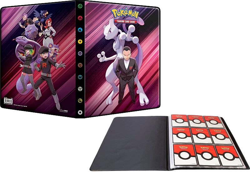 Ultra Pro Pokémon 9-Pocket Portfolio – Karmesin & Purpur 10: Ewige Rivalen, praktische Sammelmappe zum Schutz und zur Präsentation von Karten