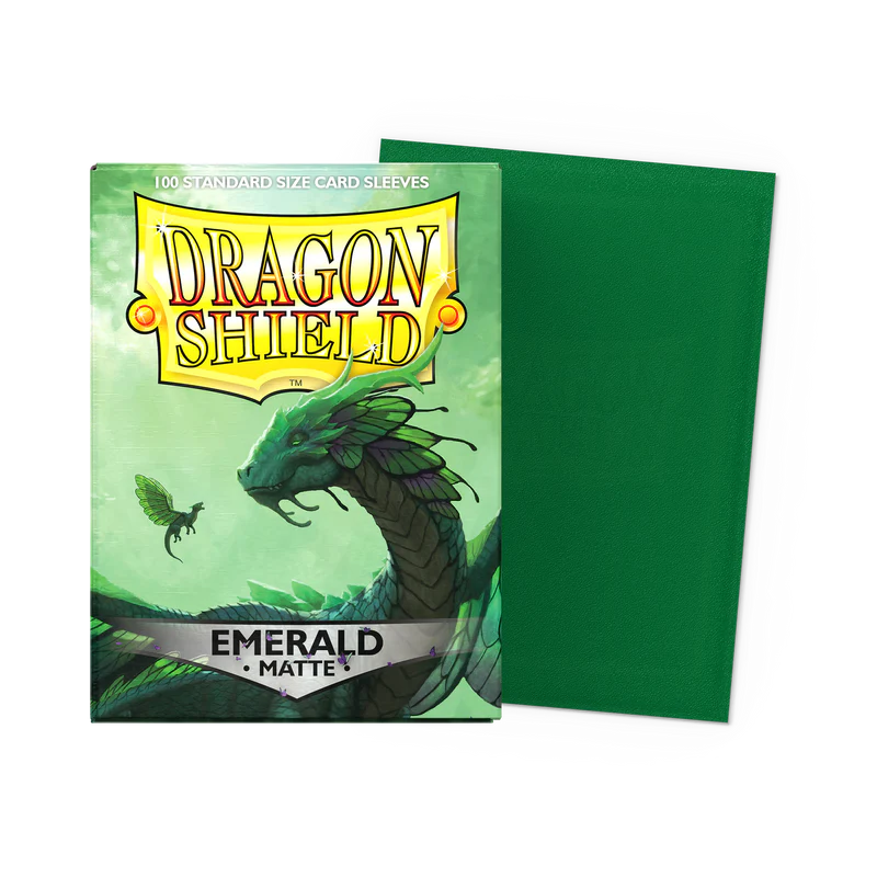 Dragon Shield Standard Sleeves – Matte-Emerald AT-11036 (100 Sleeves)