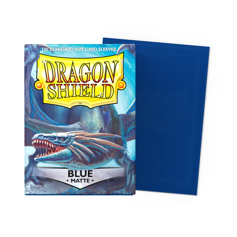 Dragon Shield Standard Sleeves – Matte-Blue AT-11003 (100 Sleeves)