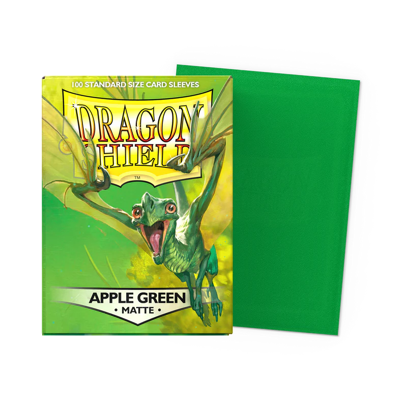 Dragon Shield Standard Sleeves – Matte-Apple Green AT-11018 (100 Sleeves)