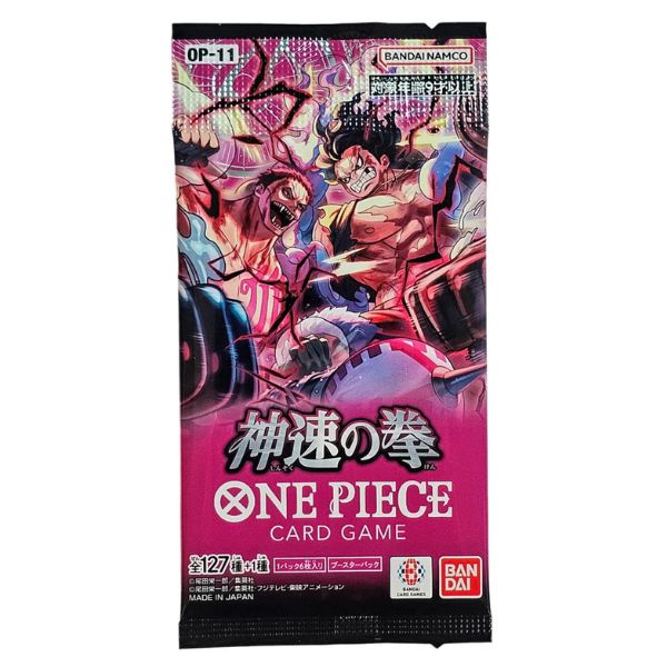 One Piece Card Game - OP-11 A Fist of Divine Speed Booster Pack JP