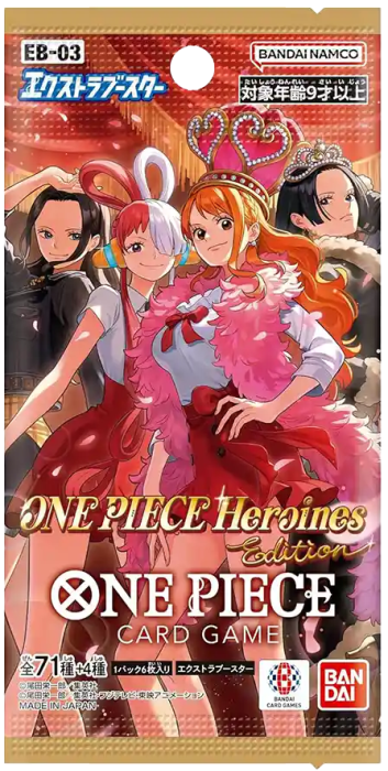 One Piece Card Game – EB-03 ONE PIECE Heroines Edition Booster Pack JP