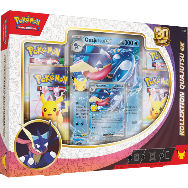 Pokémon 30 Jahre Quajutsu-ex Kollektion 🇩🇪 (Vorbestellung für den 16.09.2026)