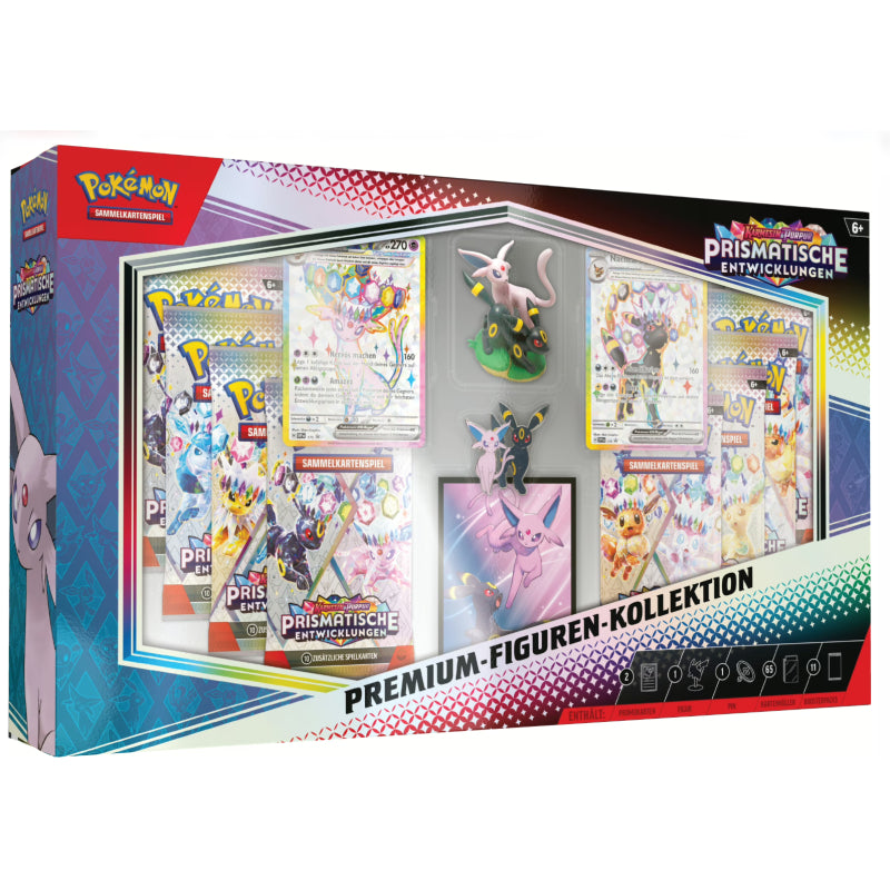 Pokémon Prismatische Entwicklungen KP08.5 Premium-Figuren-Kollektion 🇩🇪