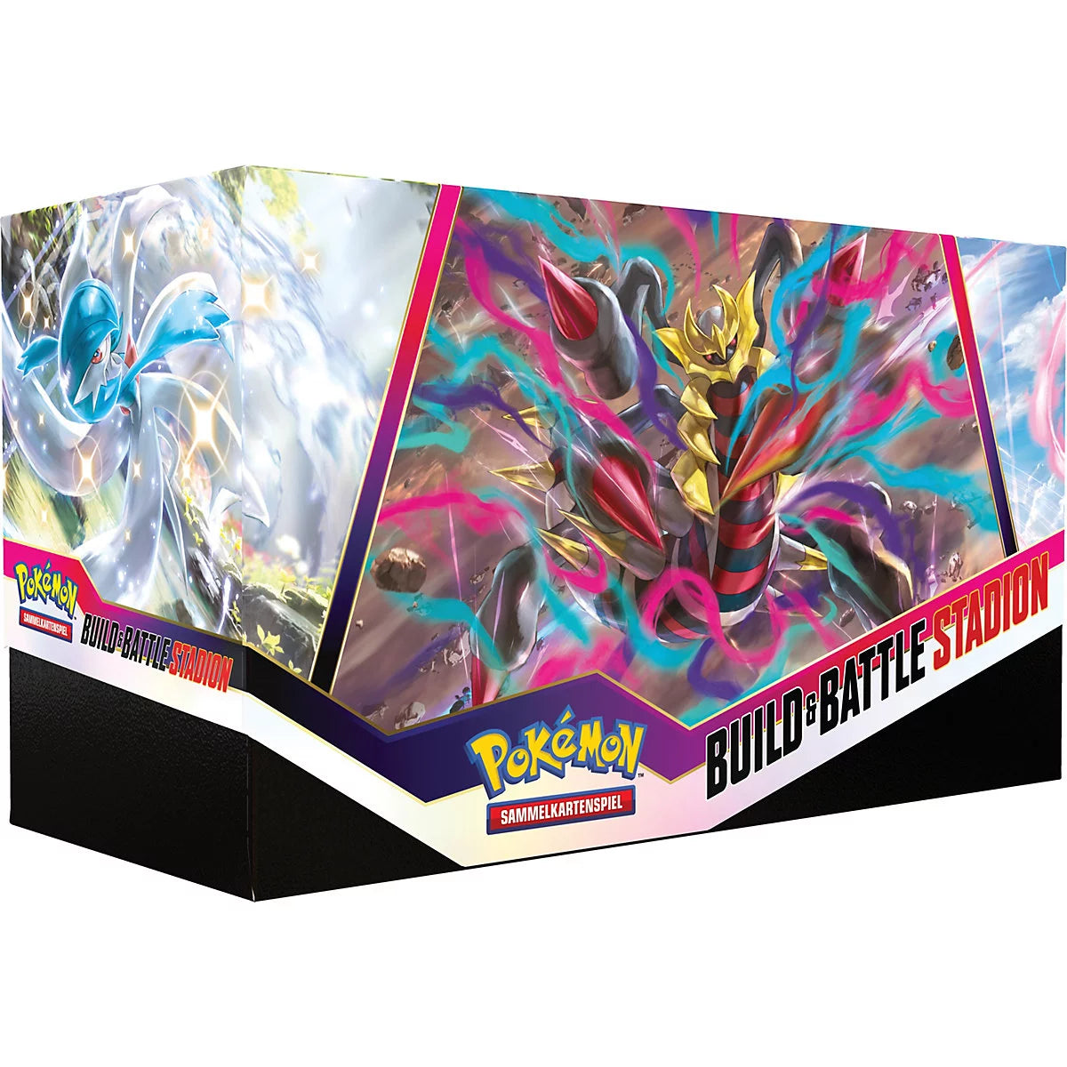 Pokémon TCG Schwert & Schild – Verlorener Ursprung Build & Battle Stadion (Deutsch) mit Karten und Zubehör für spannende Duelle