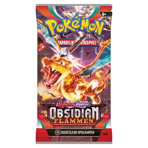 Pokémon – Karmesin & Purpur: Obsidian Flammen Einzelbooster 🇩🇪