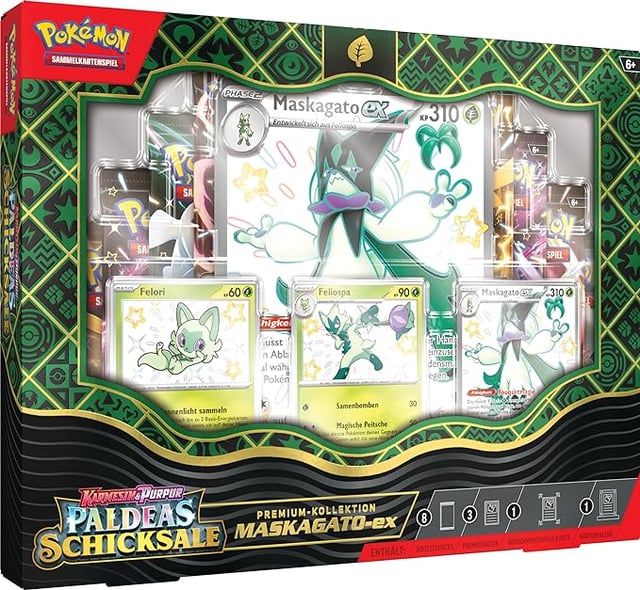 Pokémon Scarlet & Violet: Paldean Fates – Meowscarada ex Premium Collection 🇬🇧