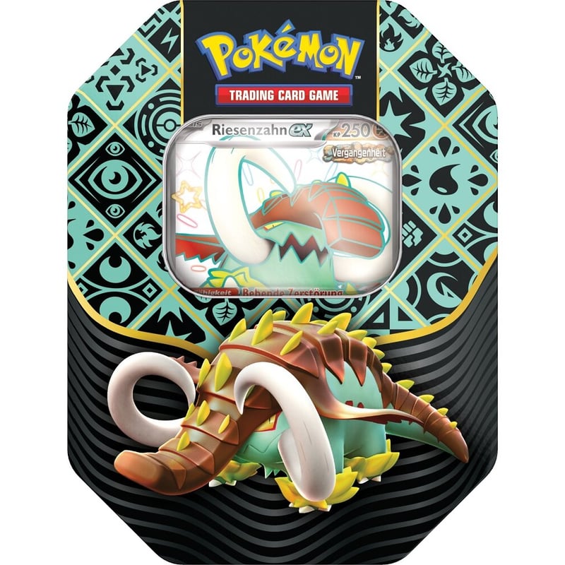 Pokémon Karmesin & Purpur: Paldeas Schicksale – Tin Box Riesenzahn ex 🇩🇪