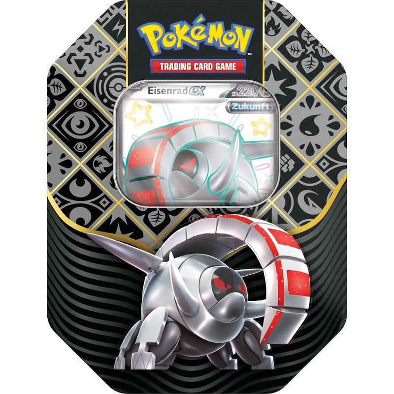 Pokémon Karmesin & Purpur: Paldeas Schicksale – Tin Box Eisenrad ex 🇩🇪