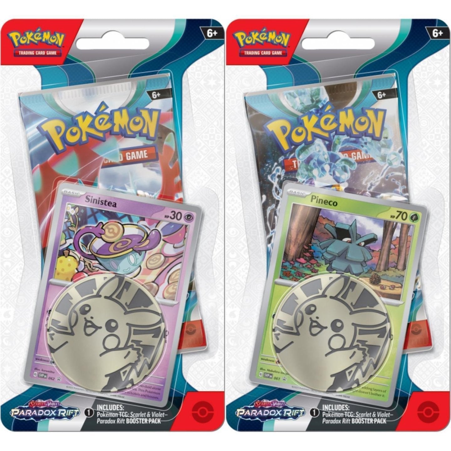 Pokémon Karmesin & Purpur: Paradox Rift – Premium Checklane Blister Pineco oder Sinistea 🇩🇪