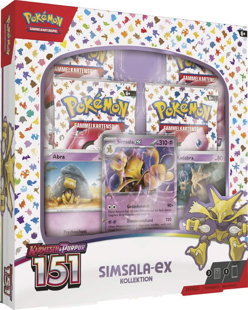 Pokémon Karmesin & Purpur 151 – Simsala ex Kollektion 🇩🇪