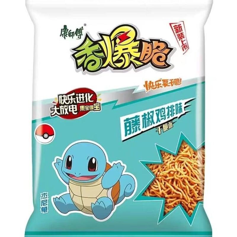 Master Kong x Pokémon Shiggy Instant Nudeln 33g – Vine Pepper Chicken Geschmack in limitierter Edition