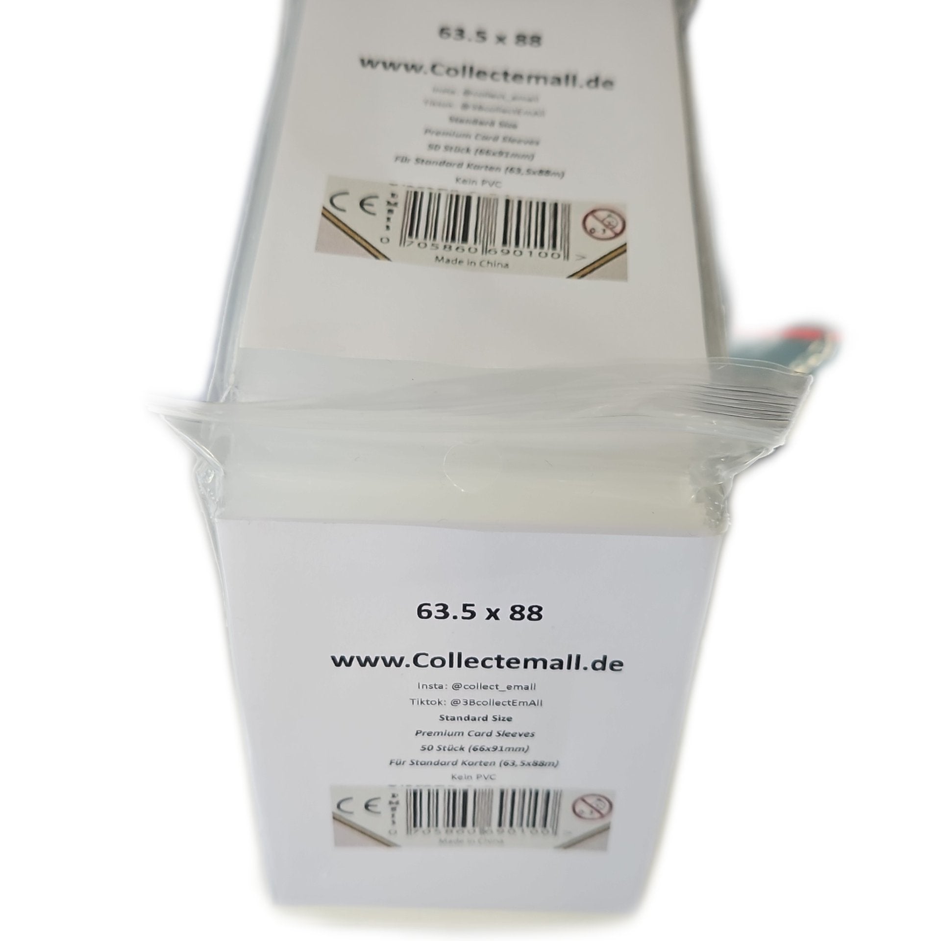 3B Premium Kartenhüllen (66x91 mm) – 50 hochwertige Sleeves zum Schutz von Sammelkarten für Pokémon, Yu-Gi-Oh!, Lorcana, Magic & weitere TCGs