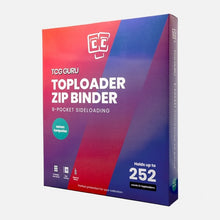 TCG Guru Toploader Zip Binder Xenon Turquoise – 9-Pocket Sideloading