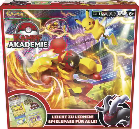 Pokémon Kampfakademie 2024 (Deutsch) – umfassendes Starter-Set mit Karten, Zubehör und Anleitungen für Neueinsteiger im Sammelkartenspiel