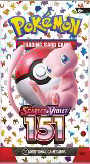 Pokémon Karmesin & Purpur 151 Boosterpack (Deutsch) mit zufälligen Sammelkarten aus der beliebten 151 Edition