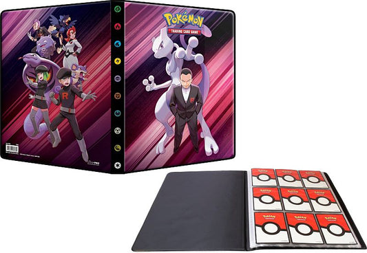 Ultra Pro Pokémon 9-Pocket Portfolio – Karmesin & Purpur 10: Ewige Rivalen, praktische Sammelmappe zum Schutz und zur Präsentation von Karten