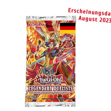 Yu-Gi-Oh! Legendary Duelists: Soulburning Volcano Booster Pack mit thematischen Karten rund um Salamangreat und Feuer-Monster – ideal für Fans und Turnierspieler