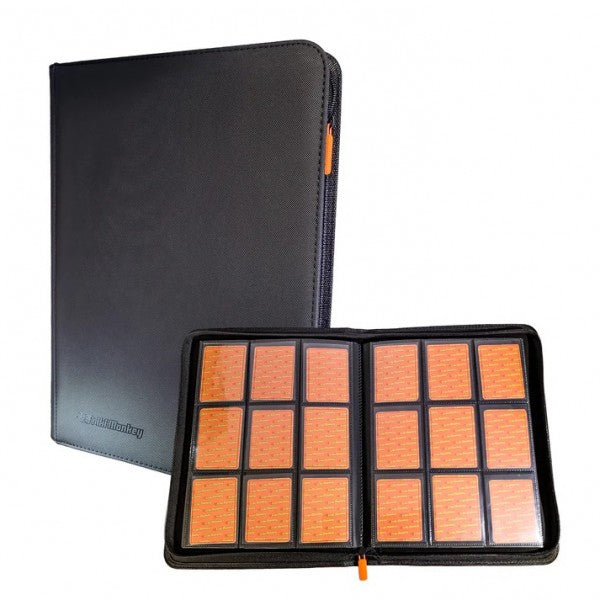 Friki Monkey – 9 Pocket Zip-Binder Black
