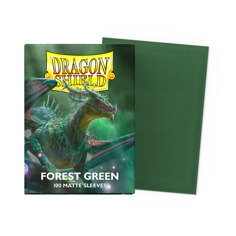 Dragon Shield Standard Sleeves – Matte-Forest Green AT-11056 (100 Sleeves)