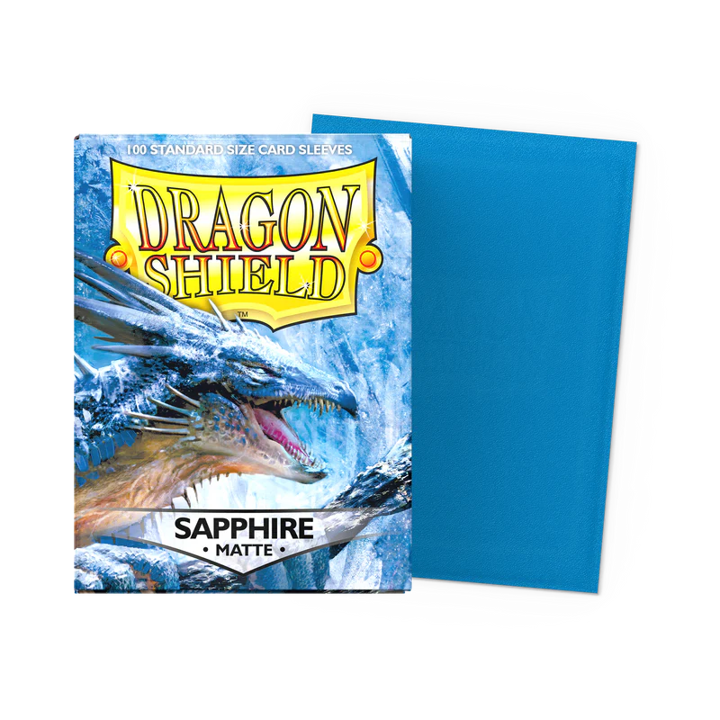 Dragon Shield Standard Sleeves – Matte-Sapphire AT-11028 (100 Sleeves)