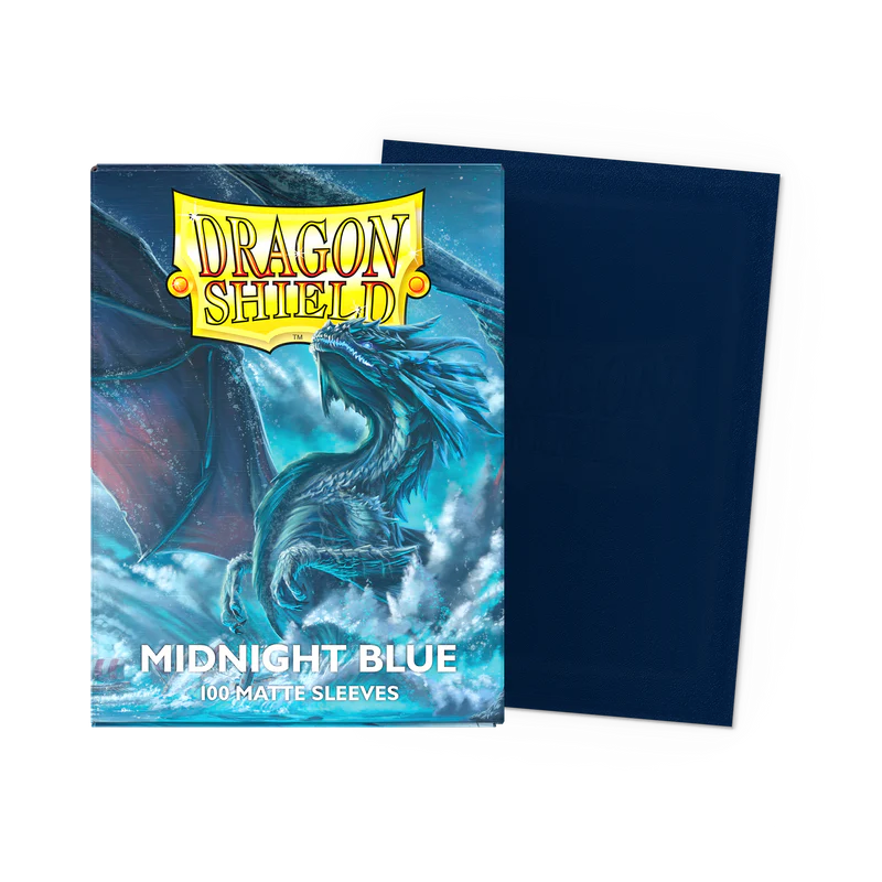 Dragon Shield Standard Sleeves – Matte-Midnight Blue AT-11057 (100 Sleeves)