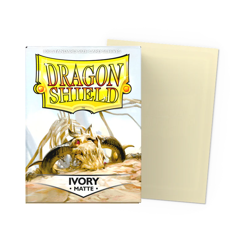 Dragon Shield Standard Sleeves – Matte-Ivory AT-11017 (100 Sleeves)