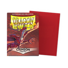 Dragon Shield Standard Sleeves – Matte-Crimson AT-11021 (100 Sleeves)