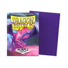 Dragon Shield Standard Sleeves – Matte-Purple AT-11009 (100 Sleeves)