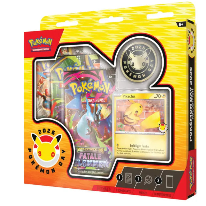 Pokémon Day 2026 Kollektion – Pikachu Promo 🇩🇪 (Vorbestellung für 30.01.2026)