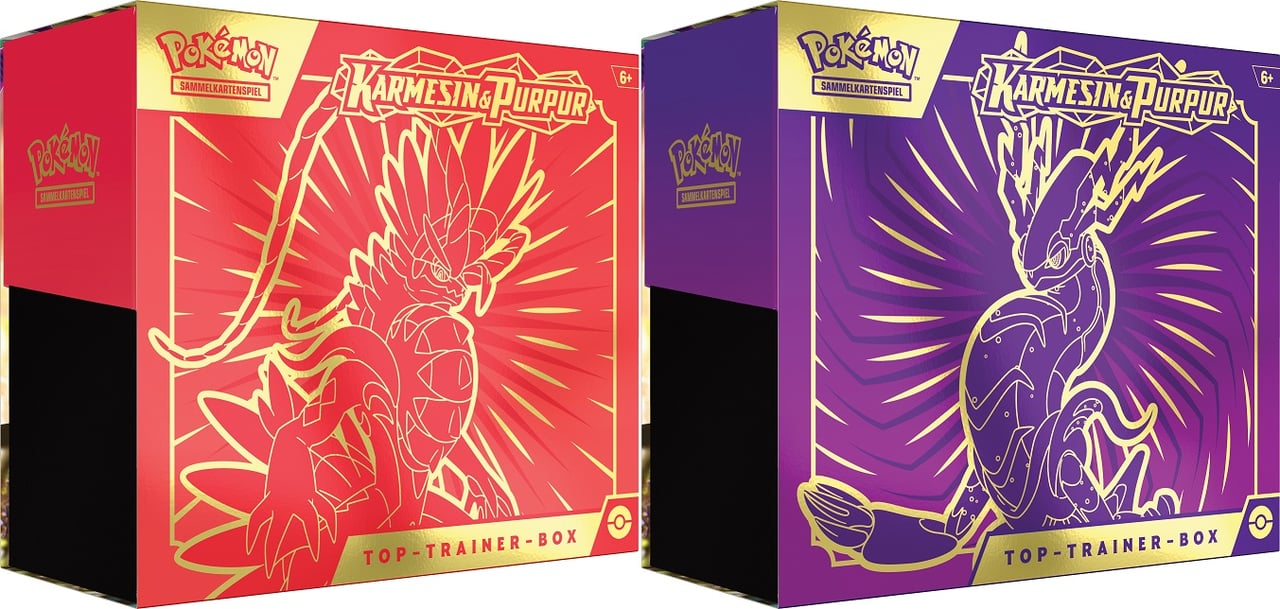 Pokémon – Karmesin & Purpur: Base Set Top Trainer Box 🇩🇪