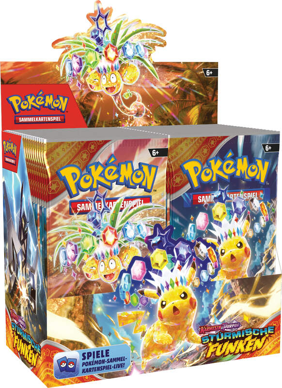 Pokémon Karmesin & Purpur – Stürmische Funken 36er Booster Display 🇩🇪
