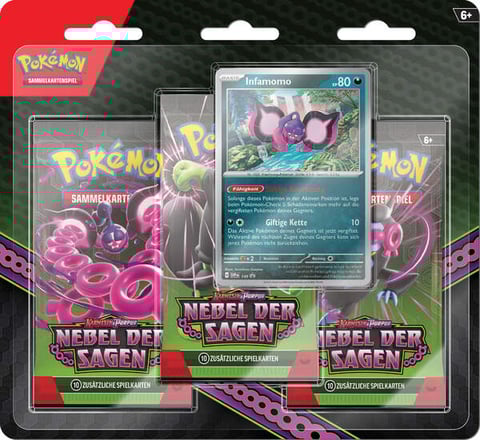 Pokémon Karmesin & Purpur – Nebel der Sagen 3er Blister Infamomo 🇩🇪
