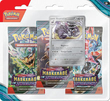 Pokémon Karmesin & Purpur: Maskerade im Zwielicht – 3-Pack Blister Knattatox 🇩🇪