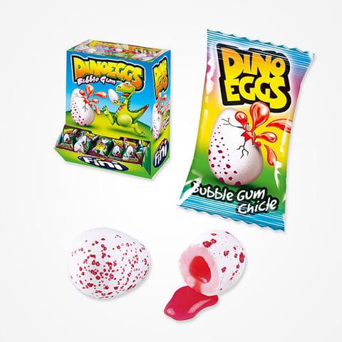 Fini Bubble Gum Dino Eggs 5g – Kaugummi mit flüssigem Kern & Dino-Spaß