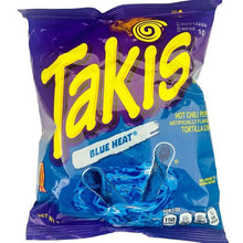 Takis Blue Heat 92,3g (USA) – Extra scharfer Maissnack mit würzigem Chili-Kick in leuchtendem Blau