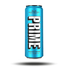 Prime Energy Drink Blue Raspberry 355ml – Zuckerfreier Energy-Kick mit fruchtigem Blaubeer-Himbeer-Geschmack