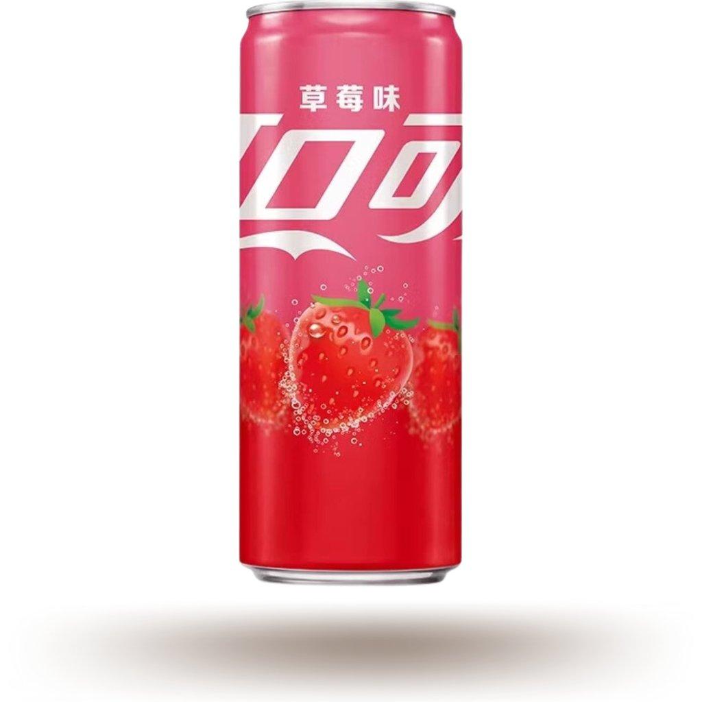 Asia Cola Strawberry 330ml – Fruchtige Erdbeer-Cola aus Asien!
