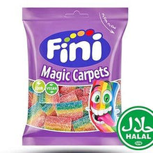 Fini Magic Carpets 75g (Halal) – Bunte, saure Fruchtgummi-Streifen für magischen Naschspaß