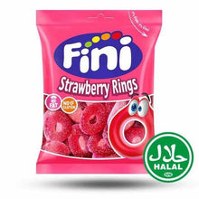 Fini Strawberry Rings 75g (Halal) – Fruchtige Erdbeer-Fruchtgummis in Ringform