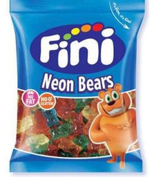 Fini Neon Bears 75g (Halal) – Bunte Fruchtgummi-Bären im Neon-Look
