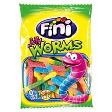 Fini Jelly Sour Worms 75g (Halal) – Saure Fruchtgummi-Würmer im bunten Mix