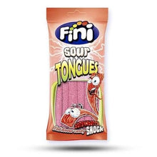 Fini Sour Tongues Strawberry 75g (Halal) – Süß-sauerer Erdbeergenuss in Zungenform